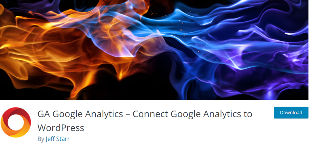 داشبورد Google Analytics برای WP GA Google Analytics