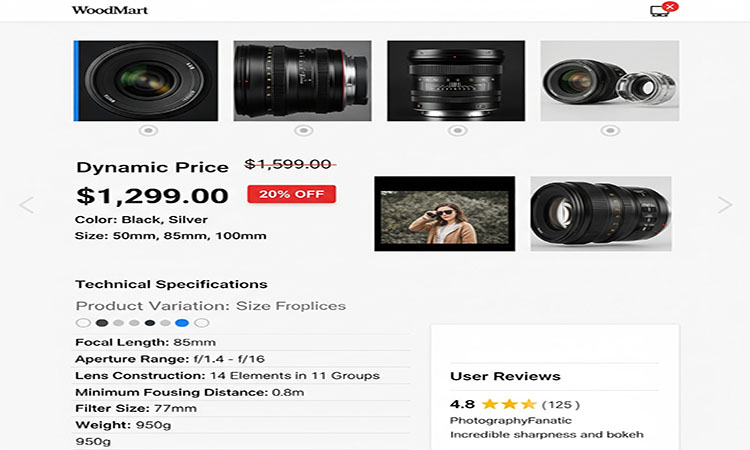 فروشگاه دیجیکالا با قالب وودمارت