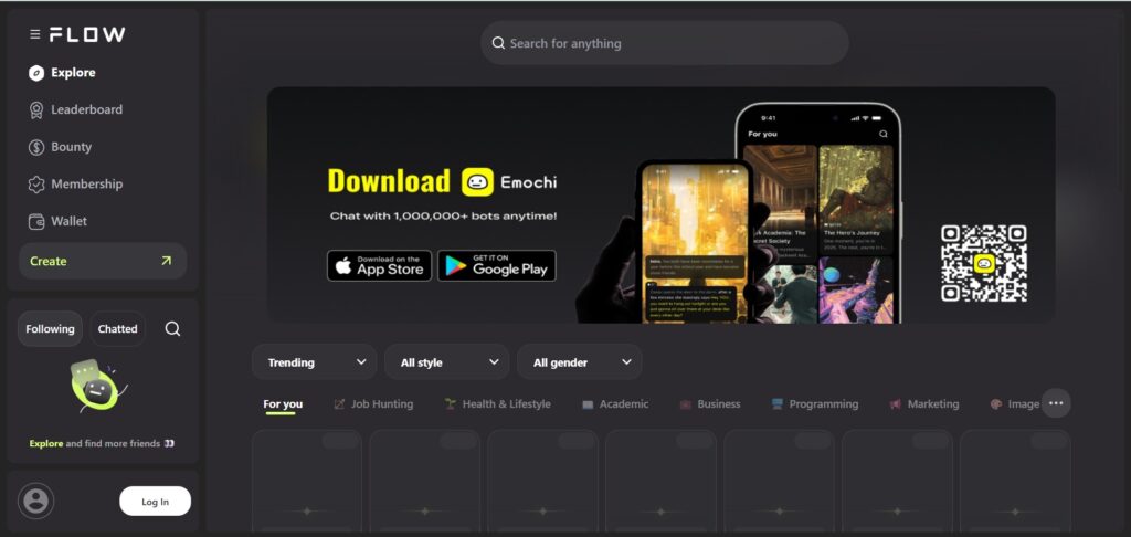 سایت پرامپت آماده FlowGPT