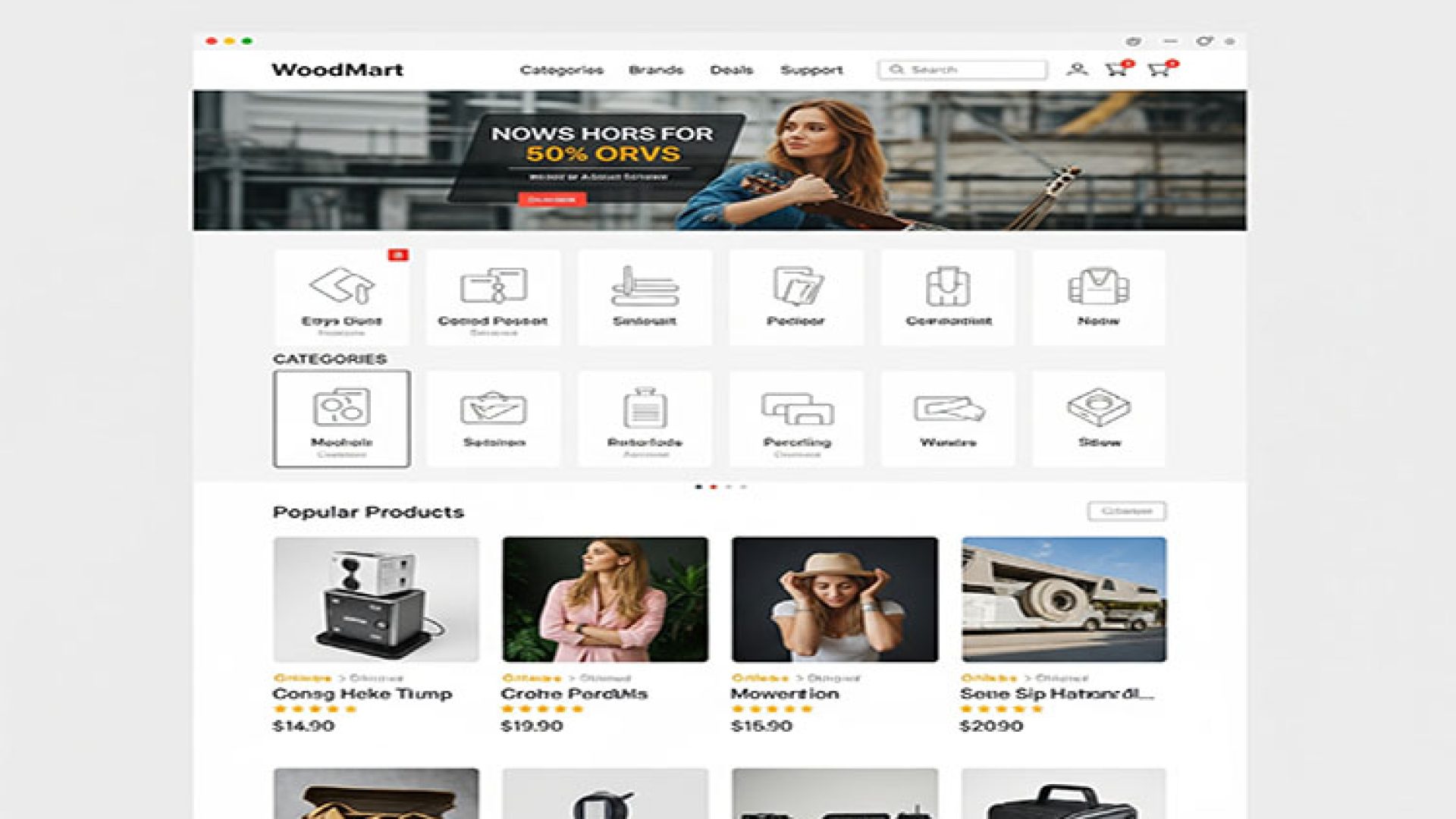 قالب وودمارت مشابه دیجیکالا  رایا وردپرس قالب وودمارت مشابه دیجیکالا رایا وردپرس